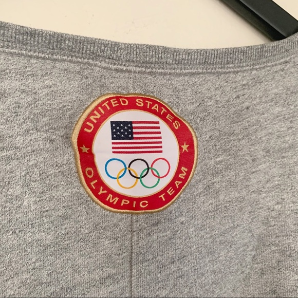 Nike Olympic Team USA Cropped Sweatshirt Medium - Picture 4 of 9
